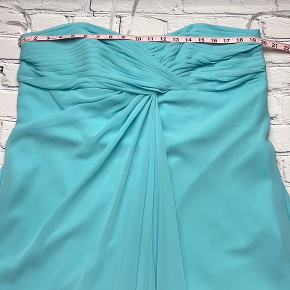 DAVID’S BRIDAL Blue Dress Size: 18 - Picture 7 of 17